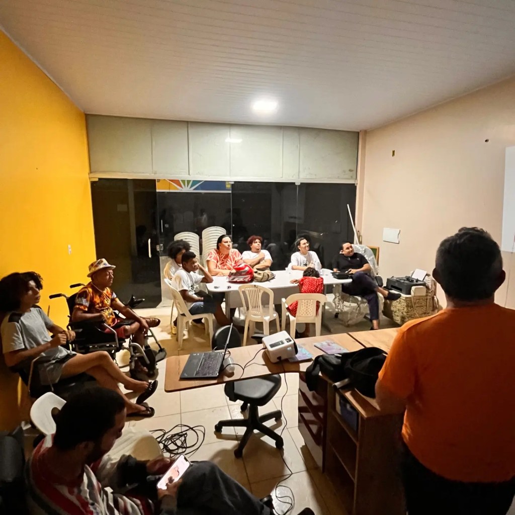 PALESTRA DO SOBRE ACOLHIMENTO E SAÚDE MENTAL DA POPULAÇAO LGBTQIA+ NAS COMUNIDADES INDIGENAS DE BOA&nbsp;VISTA